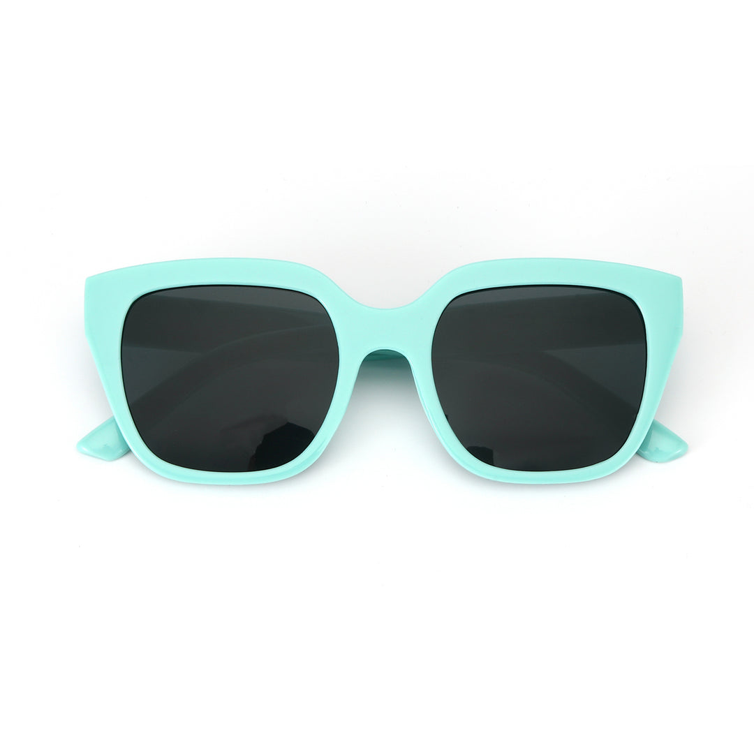 Coastal Chic Aqua Blue Frame Fashion Sunglasses for Girls