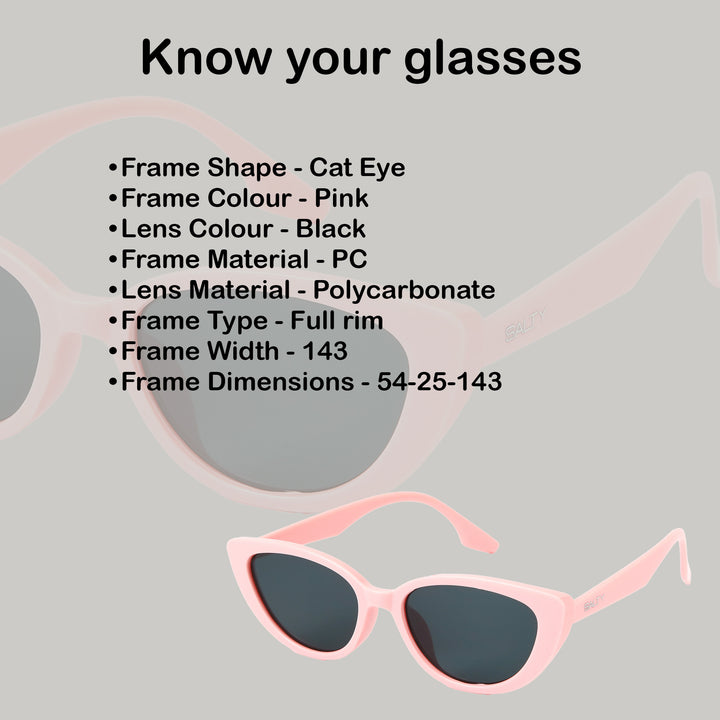 Barbie Inspired Pink Frame Oval Sunglasses for Girls