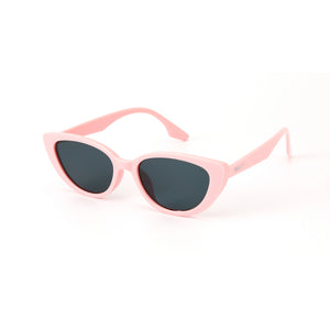 Barbie Inspired Pink Frame Oval Sunglasses for Girls