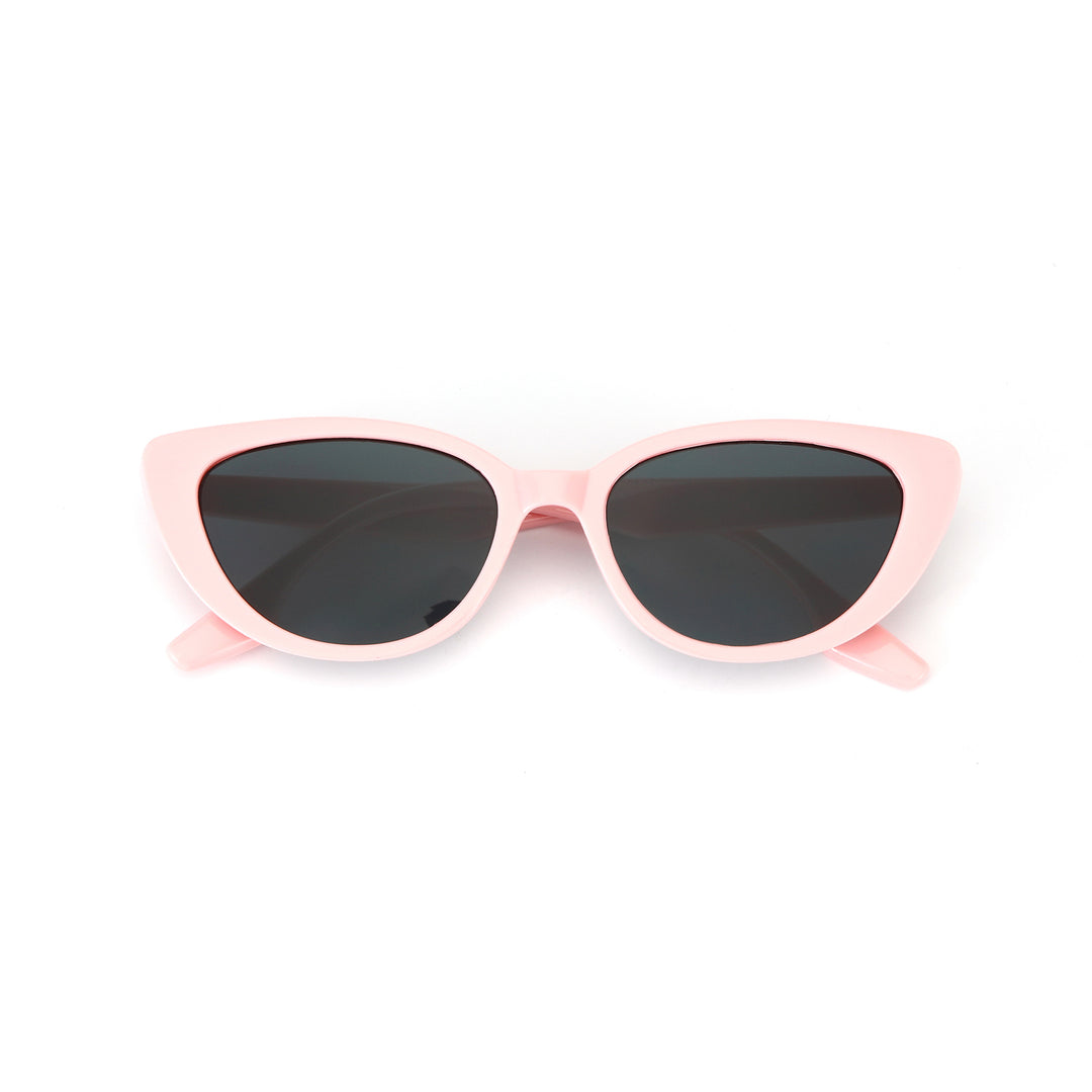 Barbie Inspired Pink Frame Oval Sunglasses for Girls