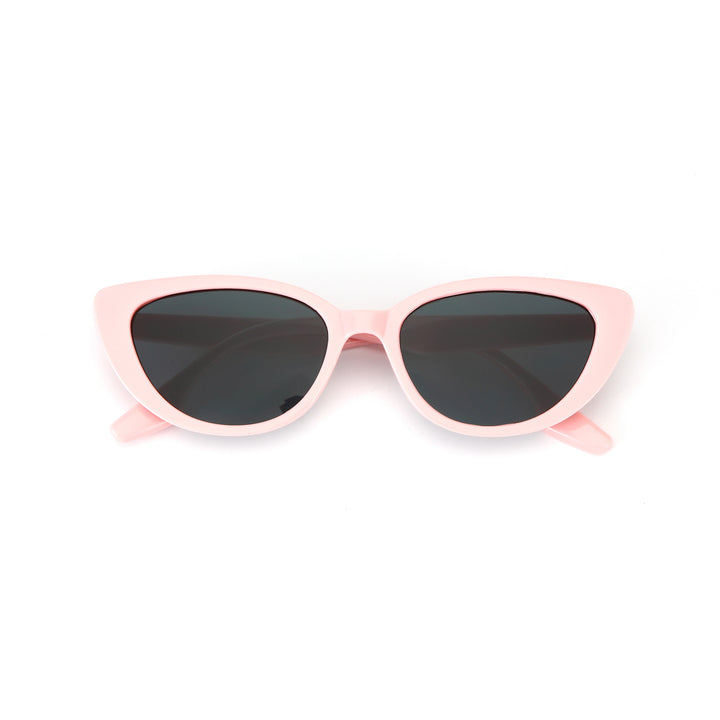 Barbie Inspired Pink Frame Oval Sunglasses for Girls