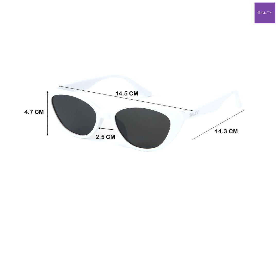 Kurt Cobain Inspired White Oval Sunglasses