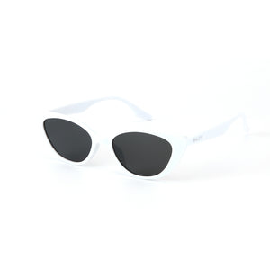 Kurt Cobain Inspired White Oval Sunglasses