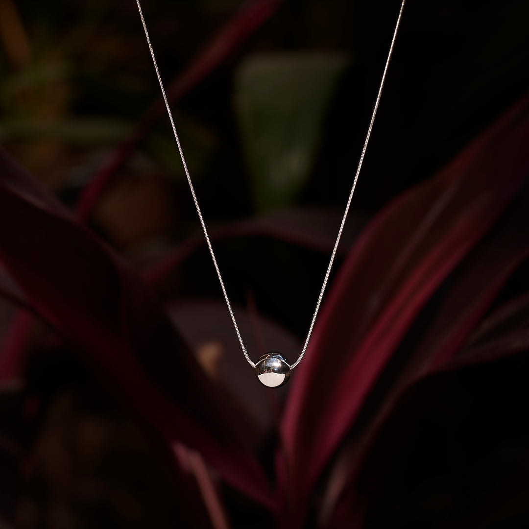 Dream Ball Silver Necklace
