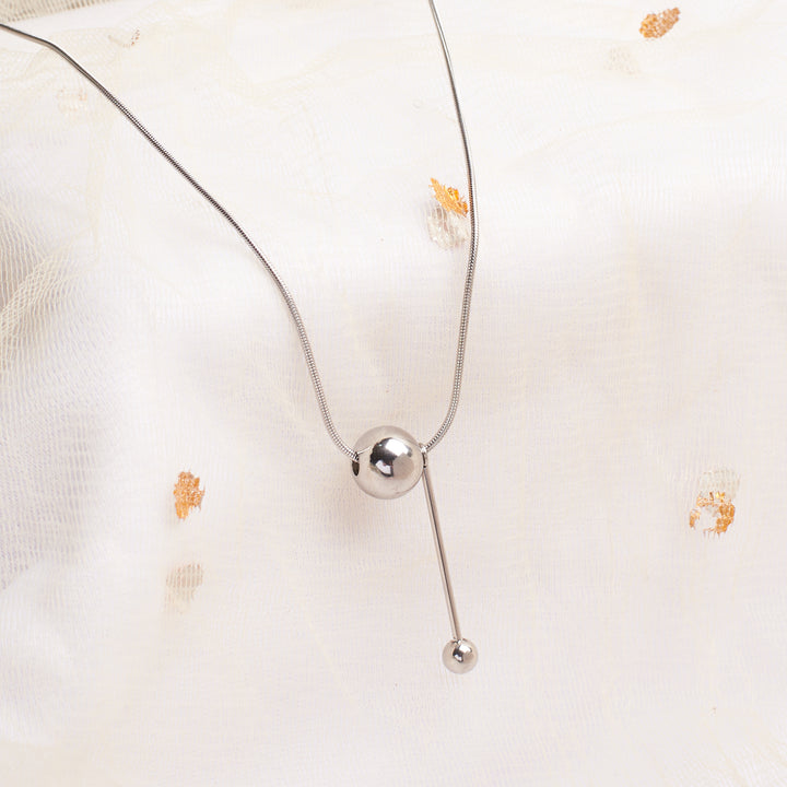 Ball Drop Silver Chain