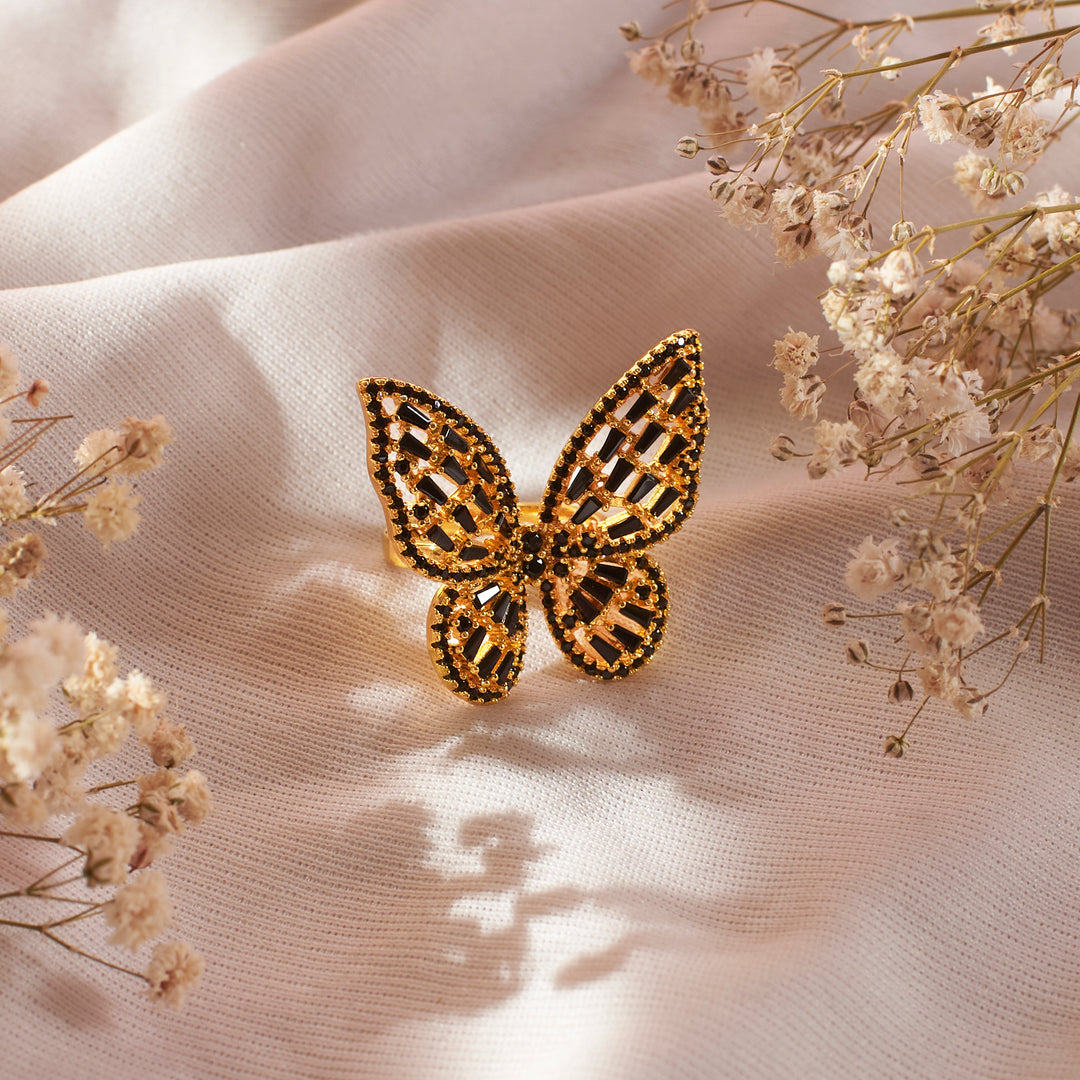 Serene Butterfly Bliss Ring