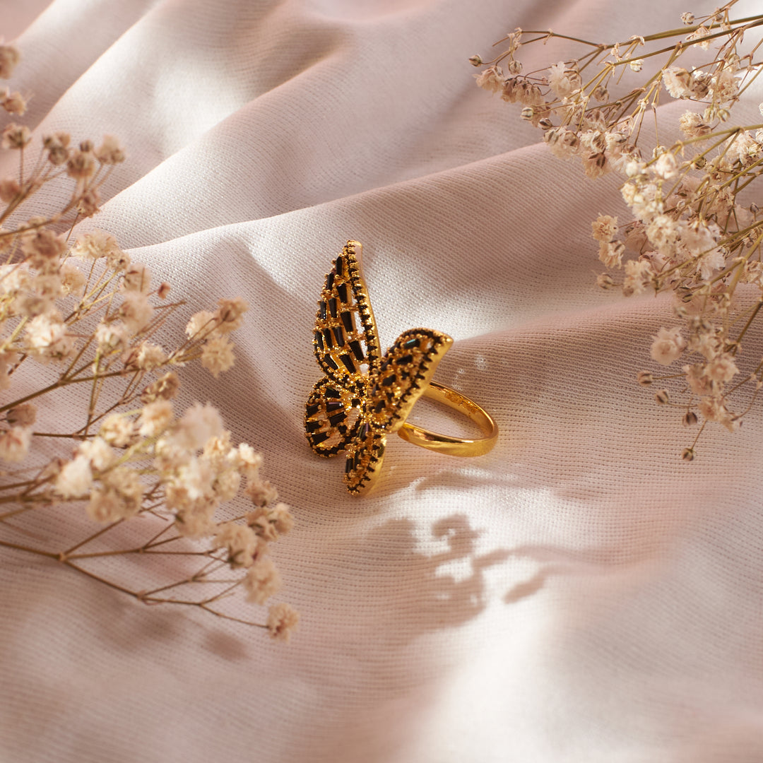 Serene Butterfly Bliss Ring