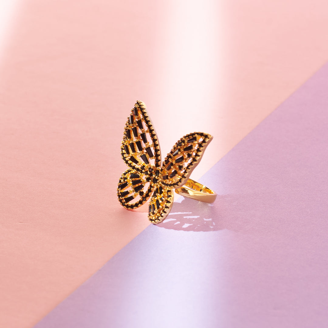 Serene Butterfly Bliss Ring