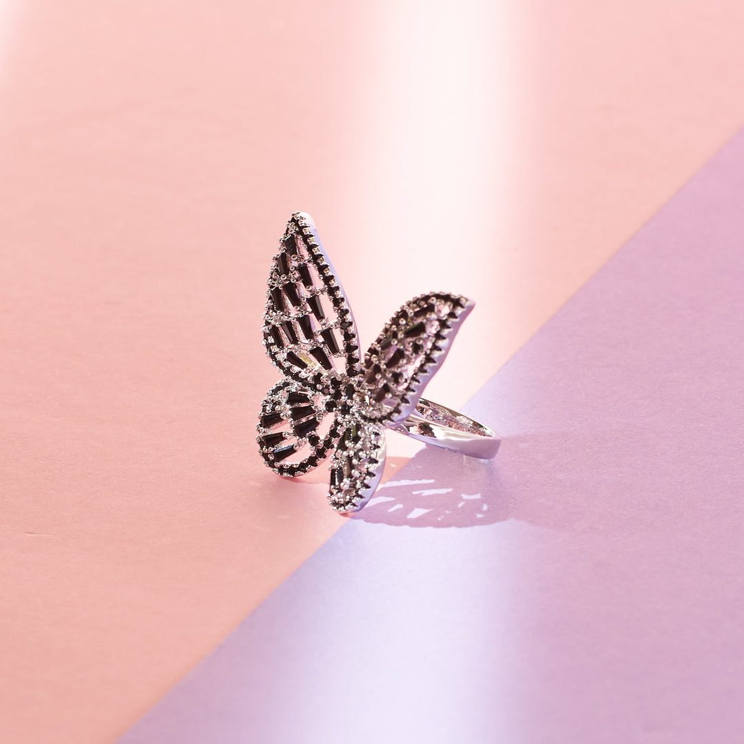 Lunar Butterfly Bliss Ring
