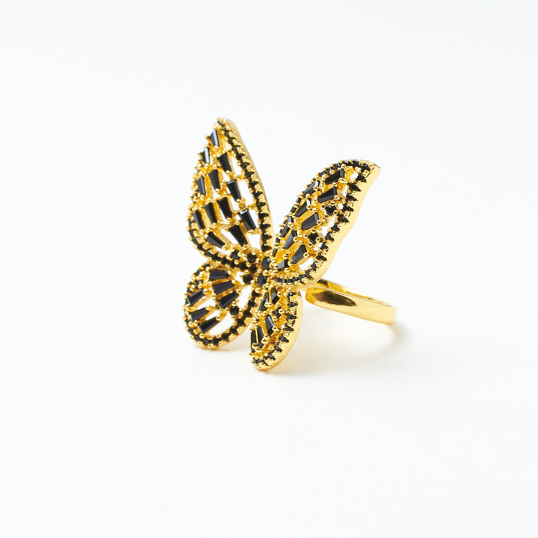 Serene Butterfly Bliss Ring