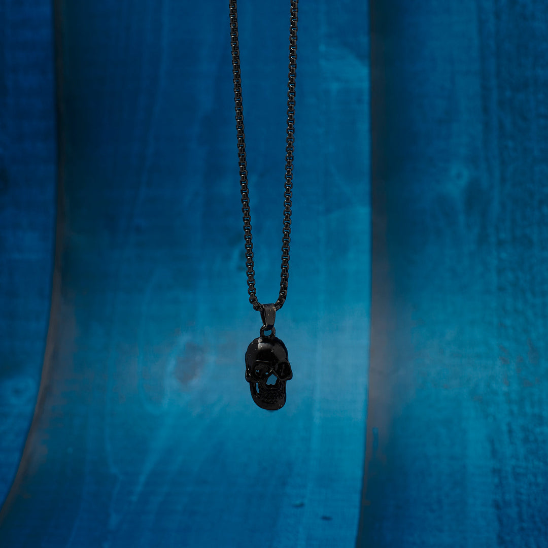 Night King Black Skull Pendant