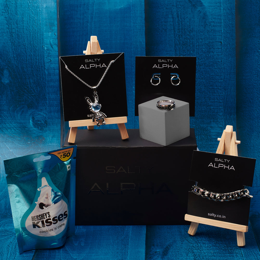 All That He Needs Personalised Gift Hamper for Him Salty Alpha