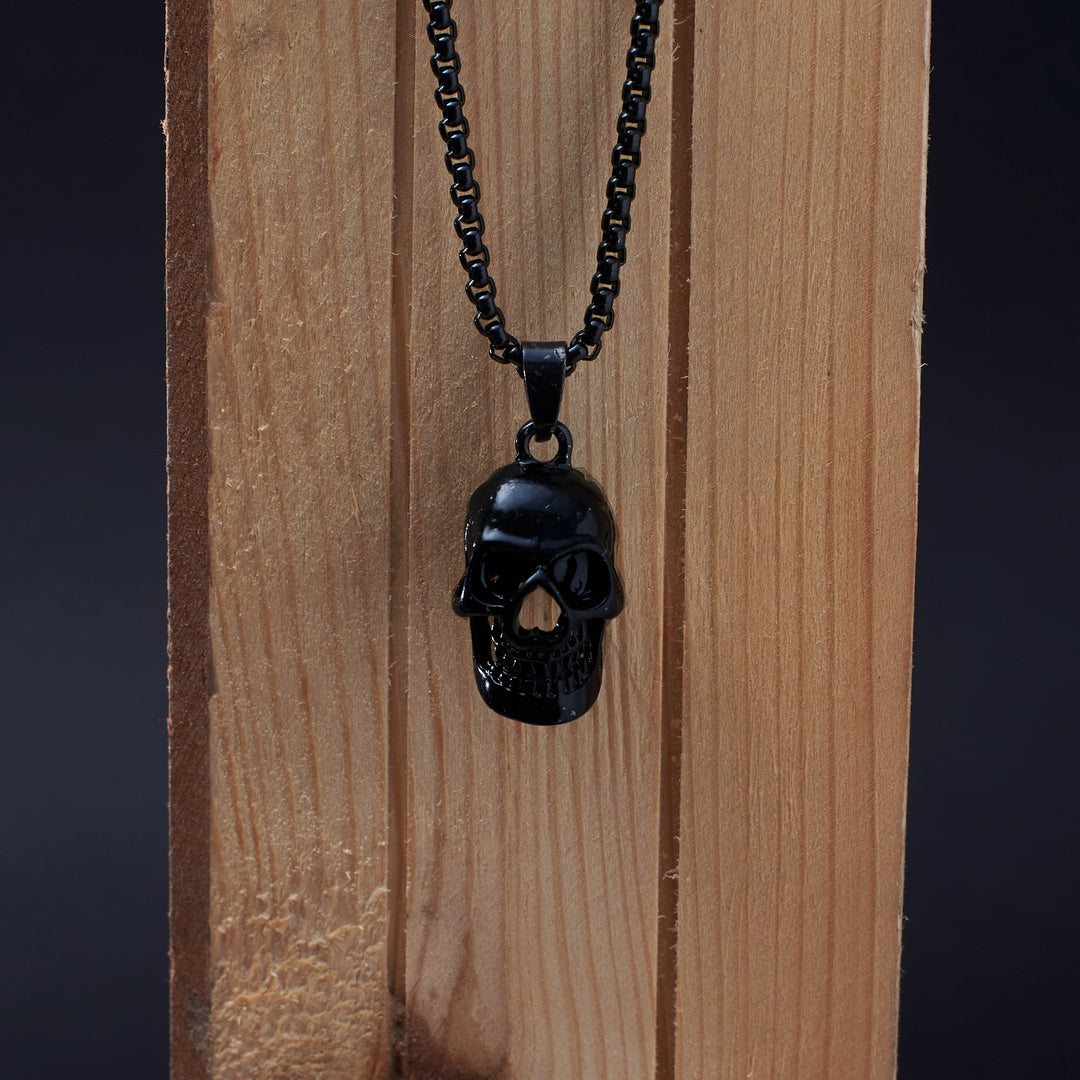 Night King Black Skull Pendant