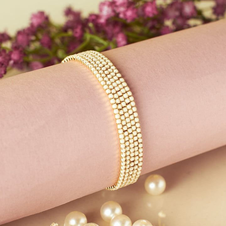Pearl Glow Stretchable Bands (Set of 5)