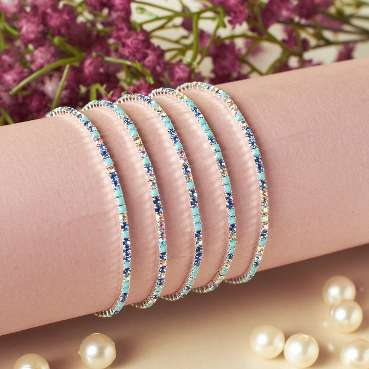 Cerulean Sky Stretchable Bands (Set of 5)