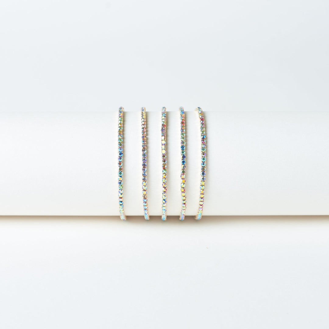 Dazzling Diamond Stretchable Bands (Set of 5)