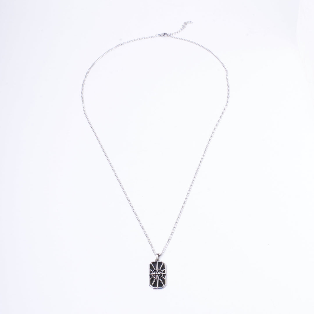 Vintage Travel Silver Chain
