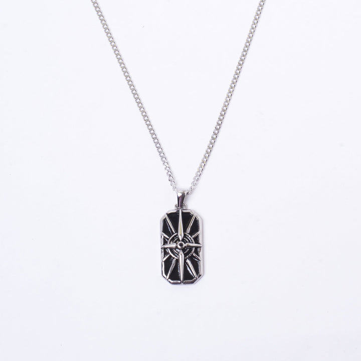 Vintage Travel Silver Chain