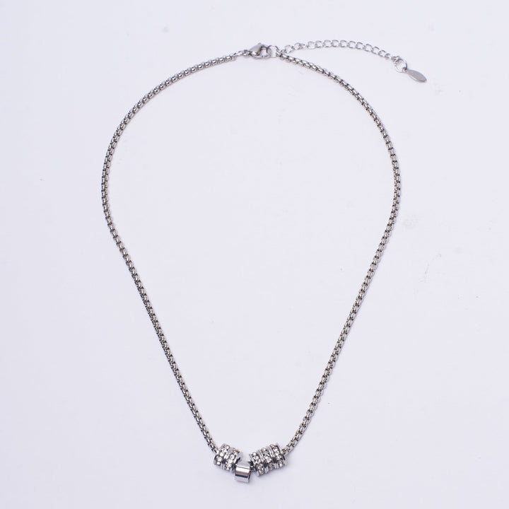 Twinkling Rings Silver Chain