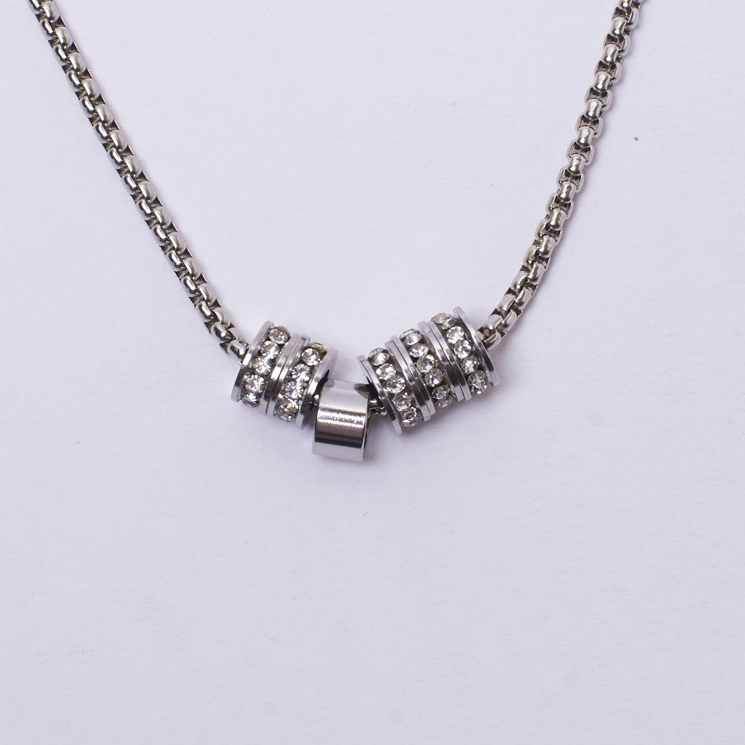 Twinkling Rings Silver Chain