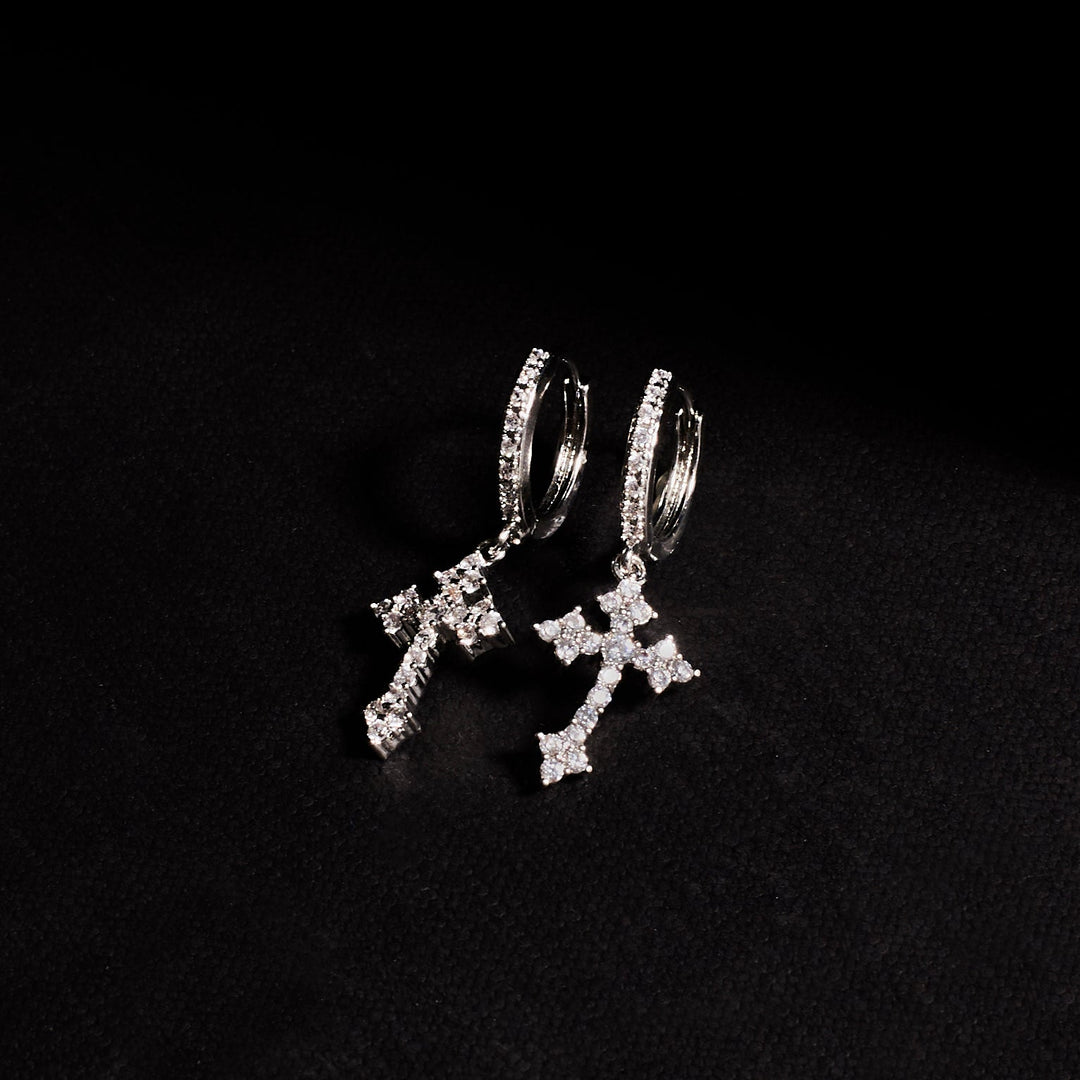 Celestial Cross Earrings