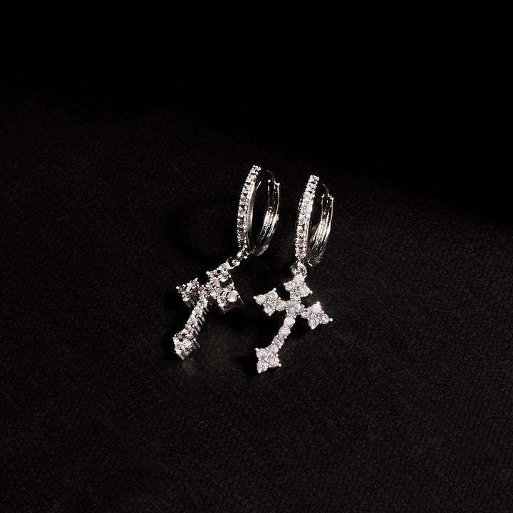 Celestial Cross Earrings