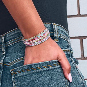 Set of 10 Confetti Bracelets