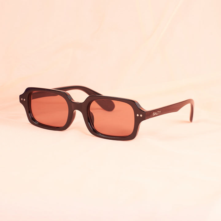 Jade Wink Pink Rectangular Sunglasses