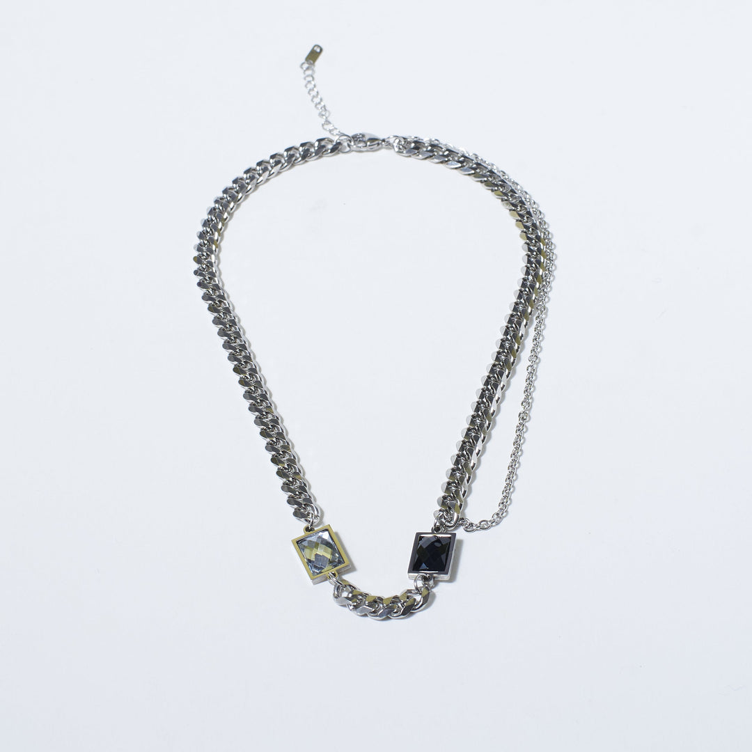 Dainty Black Stone Chain