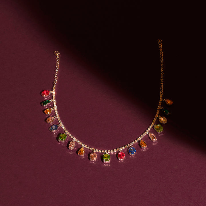 Sundara Multi Stone Necklace Salty