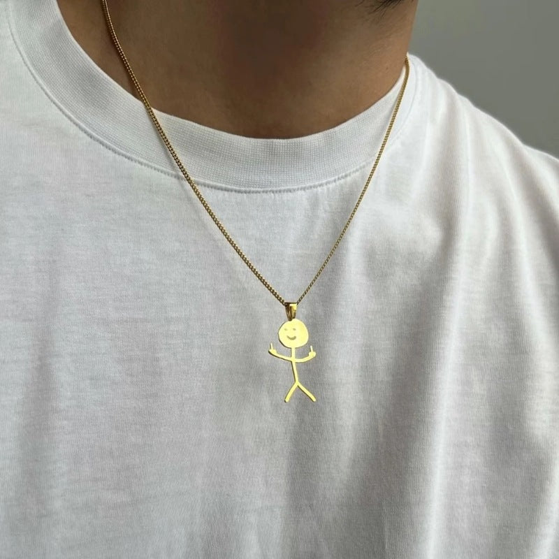 Serenity Sculpture Necklaces - Gold Salty