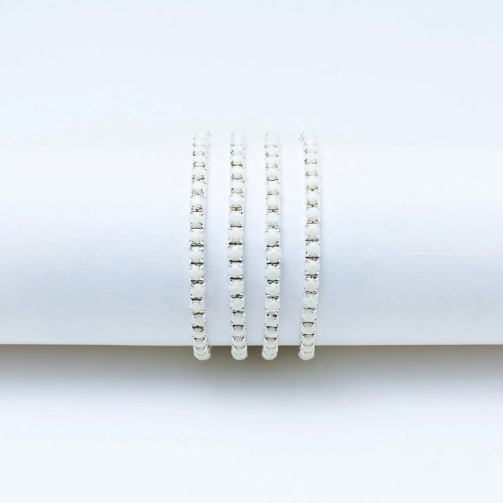 Set of 4 Subtle Shades Stretchable Band | Salty