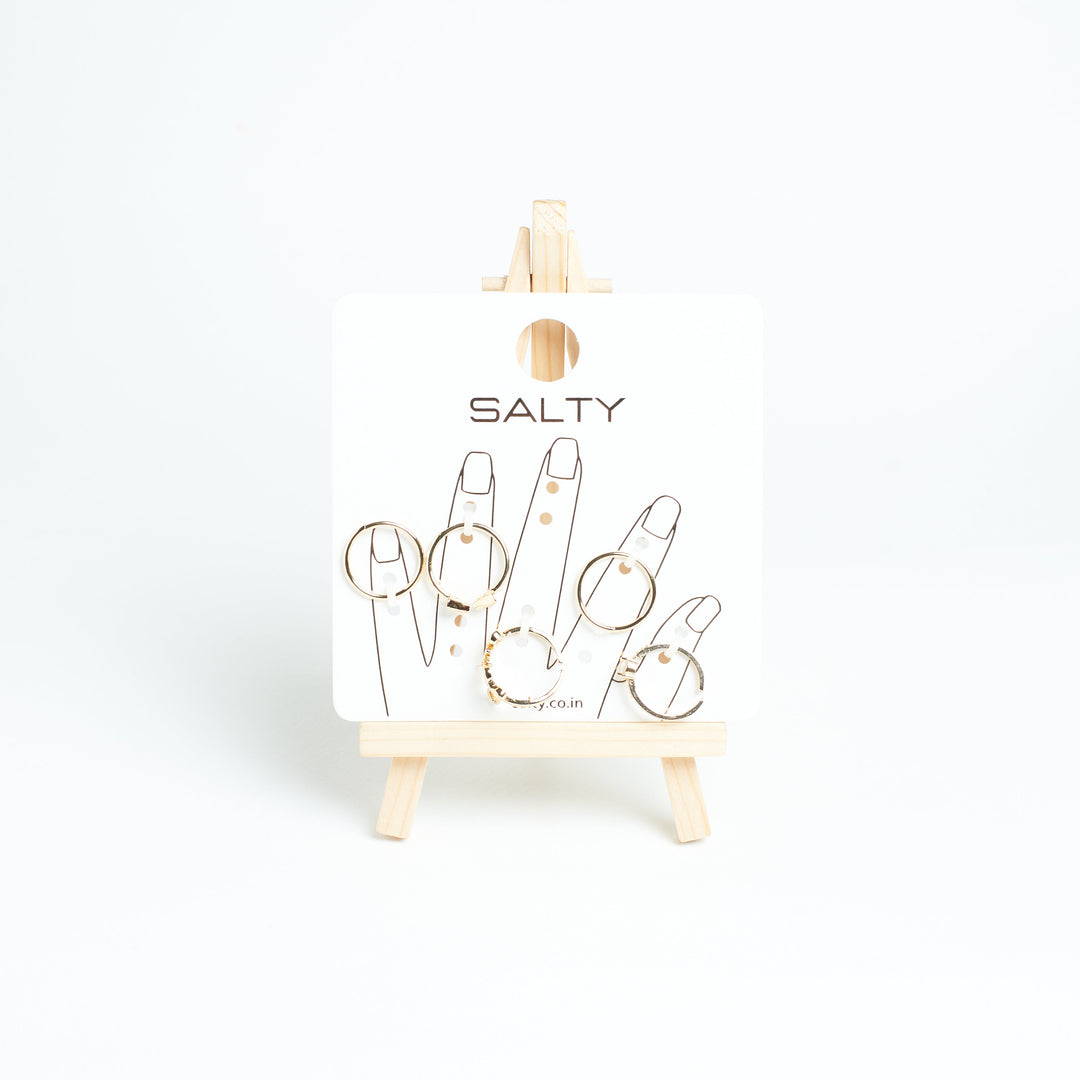 Set Of 5 Alexa Rings