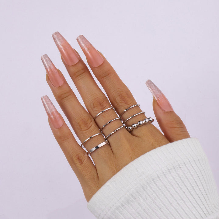 Set Of 8 Nested Whispers Rings