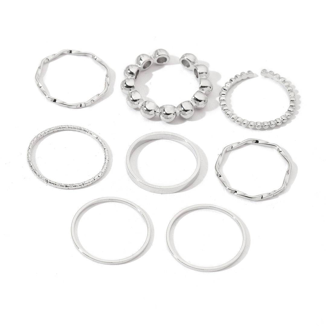 Set Of 8 Nested Whispers Rings