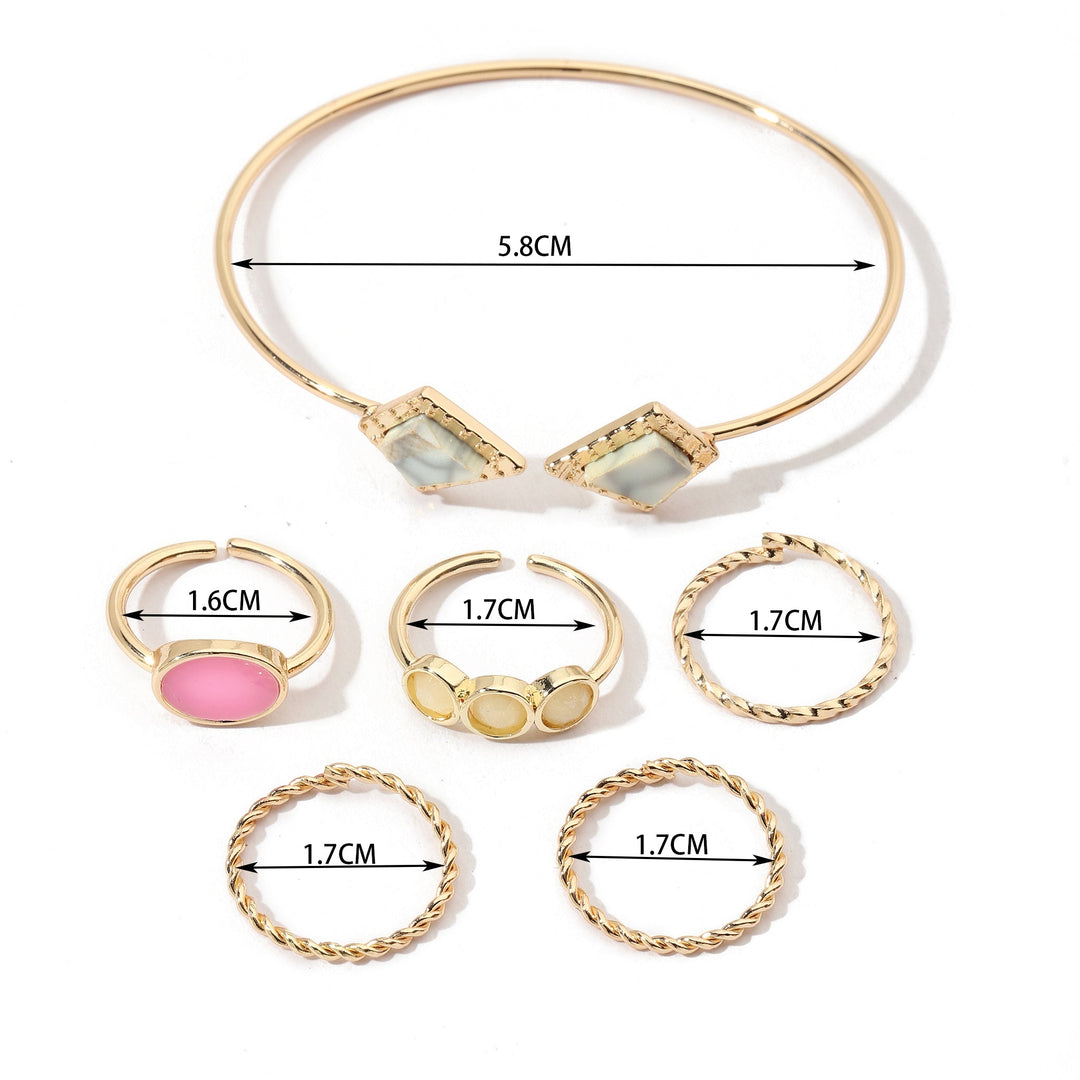 Set of Eternal Bracelet And Rings