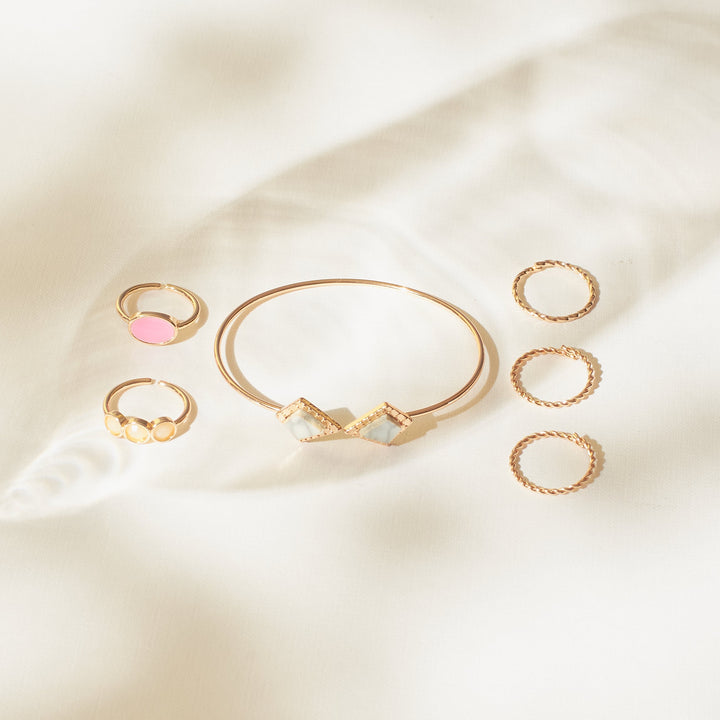 Set of Eternal Bracelet And Rings