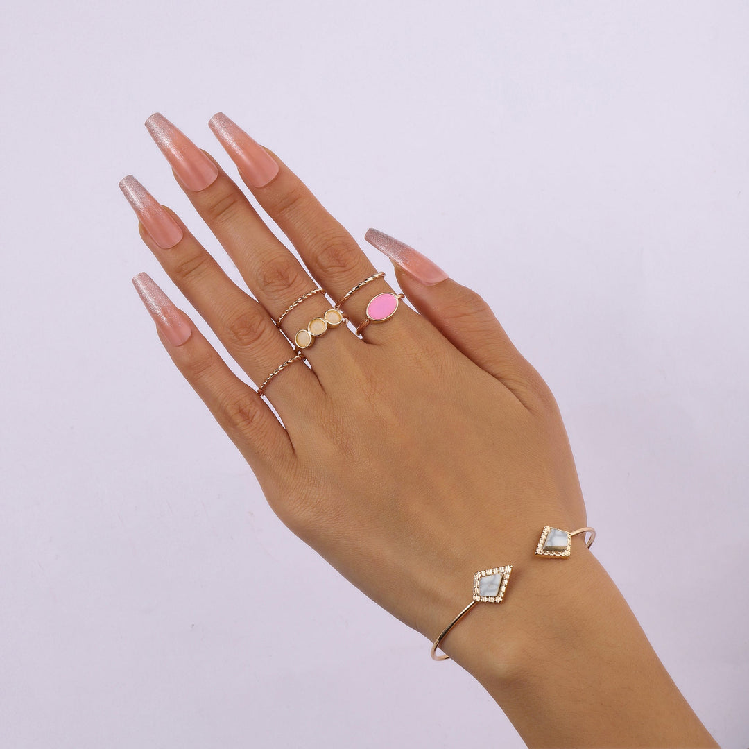 Set of Eternal Bracelet And Rings