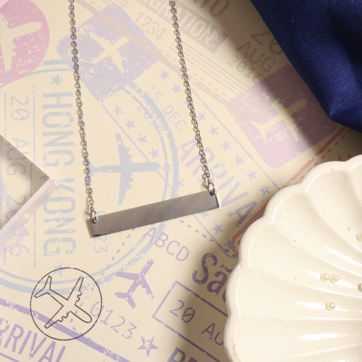 Signature Keepsake Necklace - Silver Salty