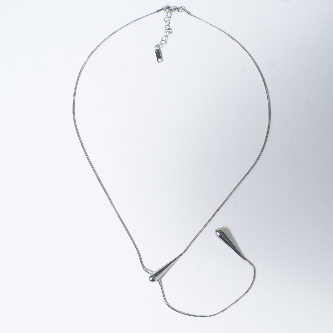 Silken Lariat Necklace