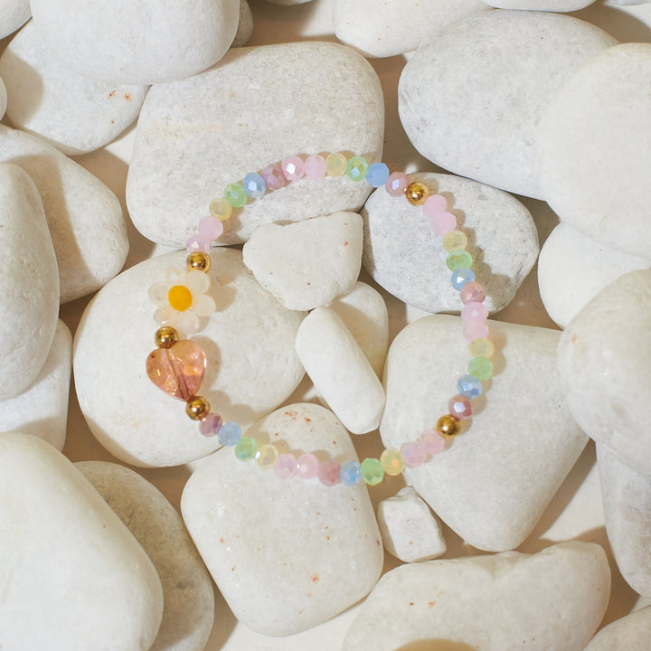 Sunflower Dreamscape Beaded Band