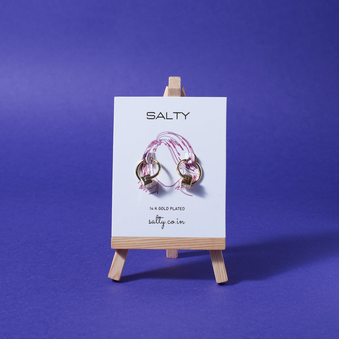 Toi et Moi Earrings Salty