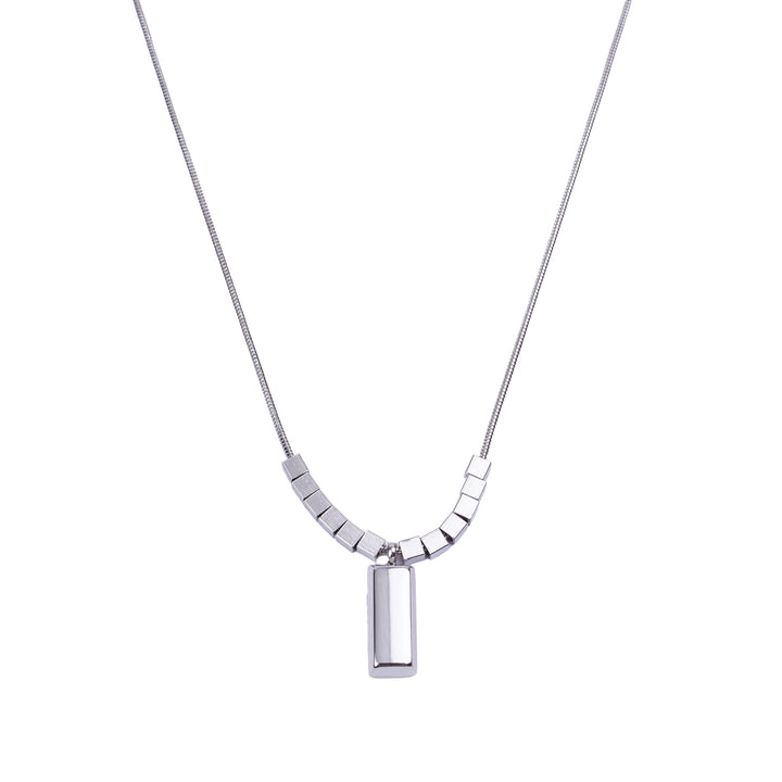 Effortless Love Link Necklace - Silver