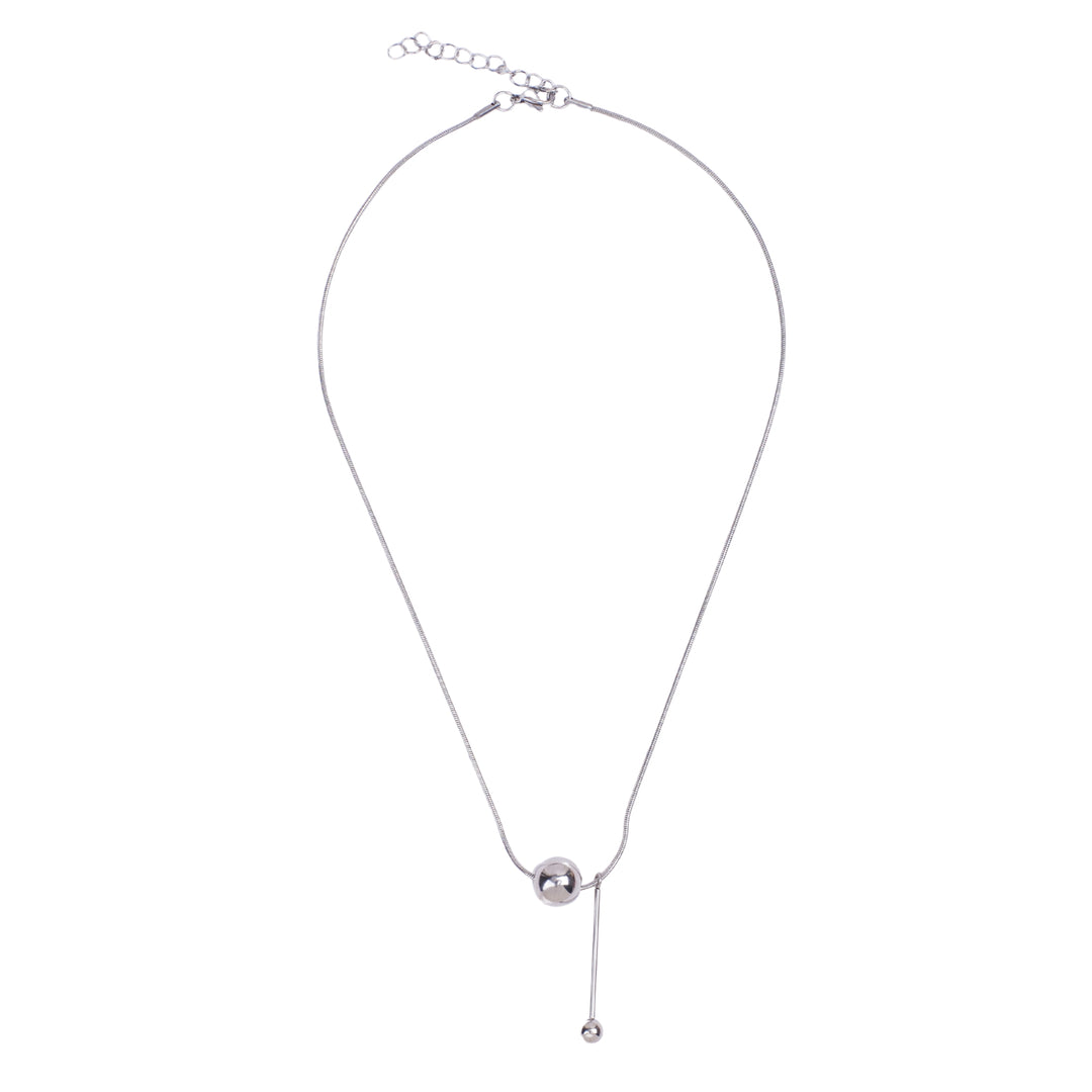Ball Drop Silver Chain