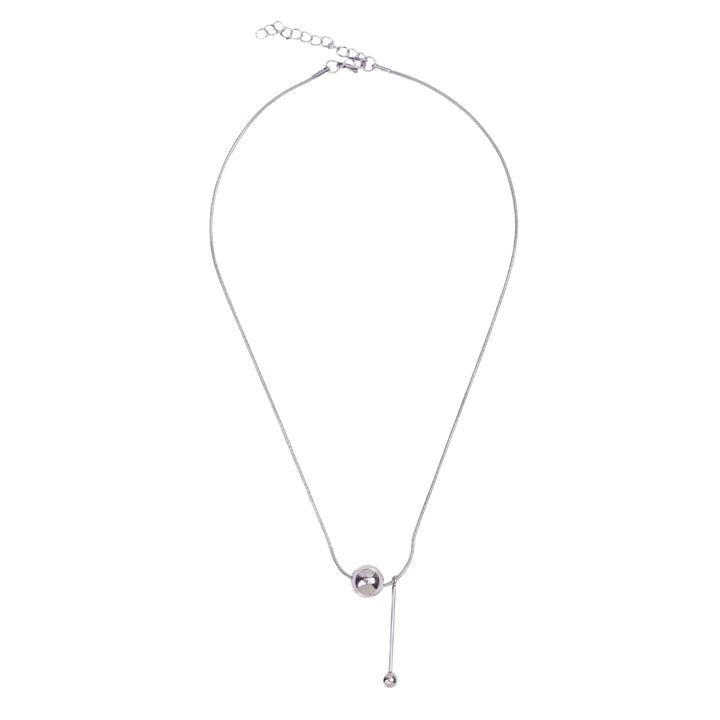 Ball Drop Silver Chain