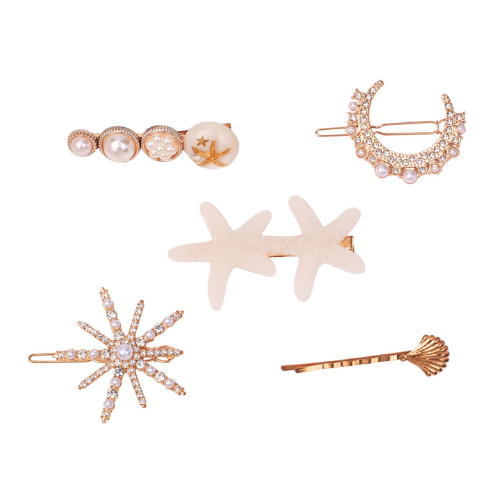 Set of 5 Beach Hair Pins