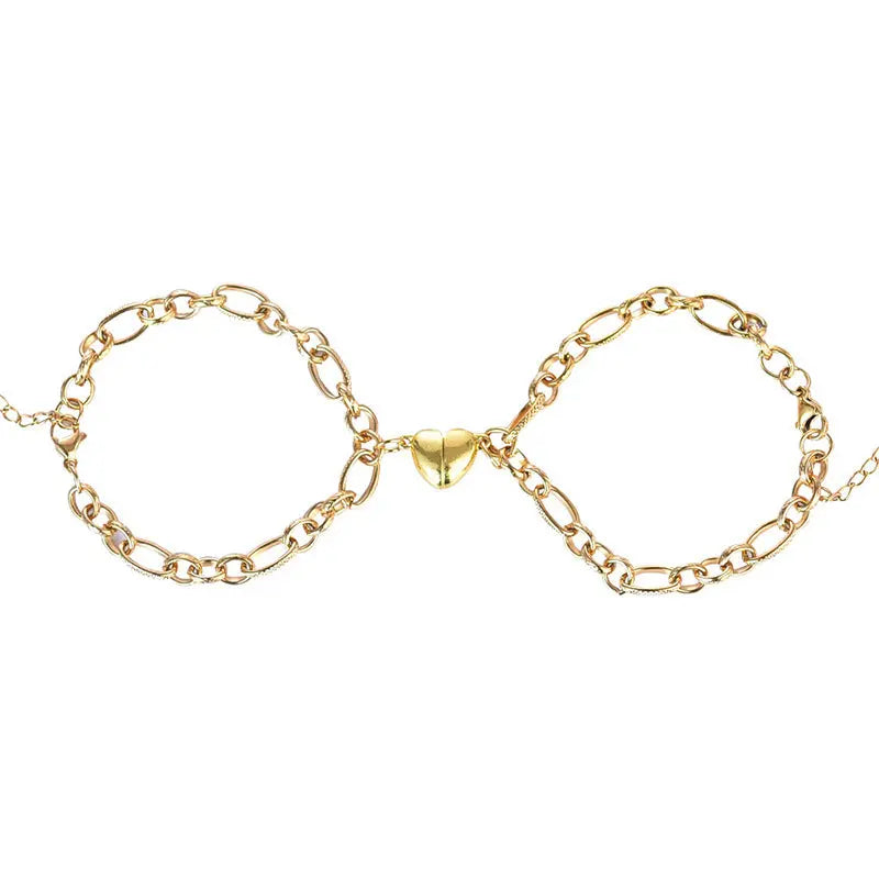 Us Together Golden Magnetic Bands (Set Of 2 ) | Salty