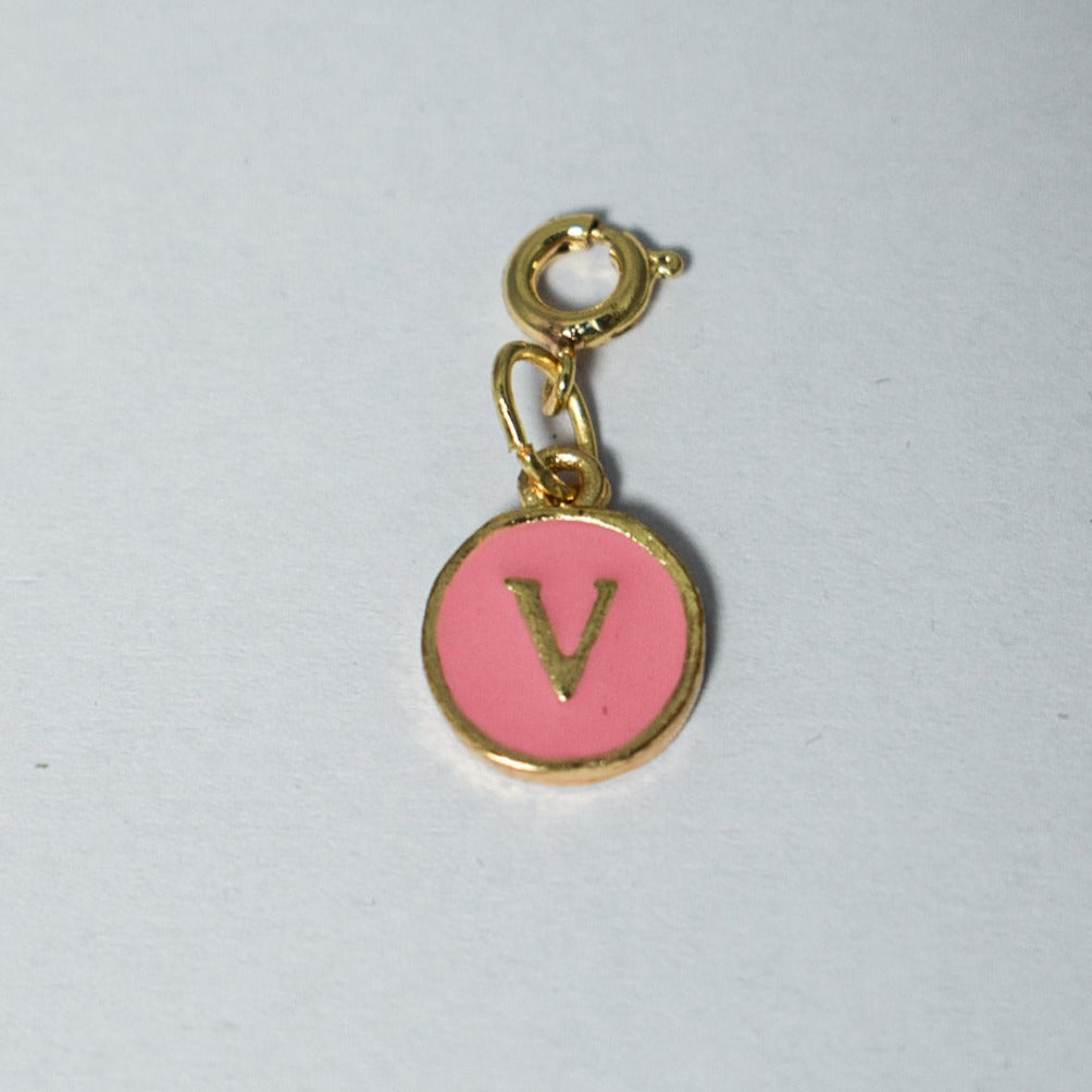 Pink Alphabet - V