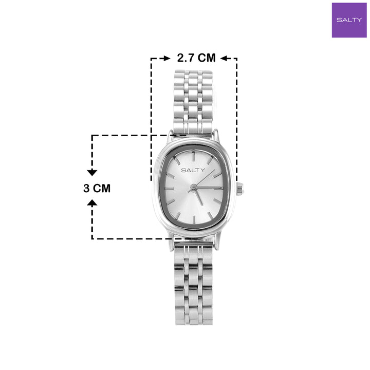 Snow Dial Timeless Watch