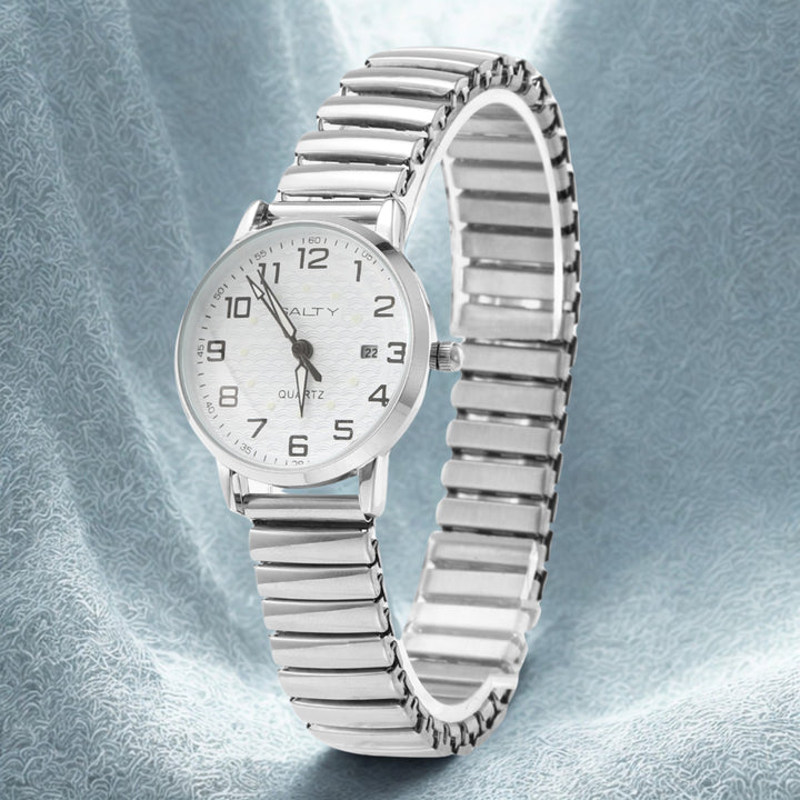 White & Round Dial Wrist Watch For Women
